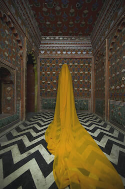 Garment of Flowers and She II by Güler Ates